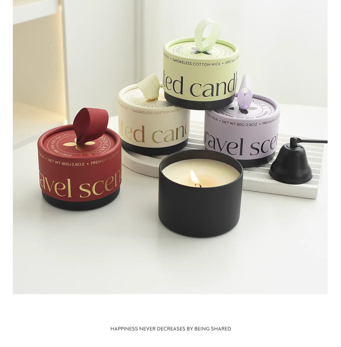 Portable Scented Tin Candle