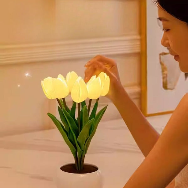 Tulip Flower Atmosphere Night Light