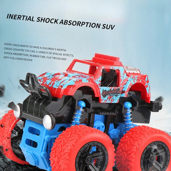 Gravity-Defying Stunt Monster Truck – 360° Rotating Friction