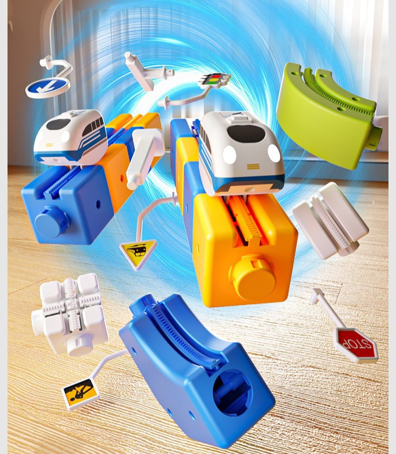 90-Piece Electric Levitation Gear Track Train Set