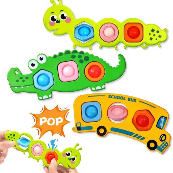 Animal and Vehicle Sensory Fidget Toy Set