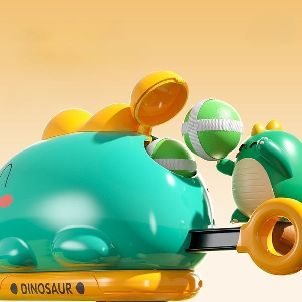 Dinosaur Sticky Ball Launcher Toy with Target Set