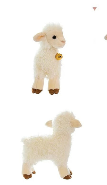 Plush Little Lamb Doll with Bell