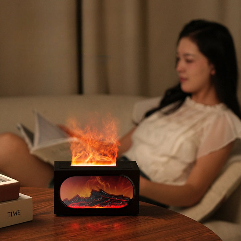 Miniature Fireplace Flame Humidifier