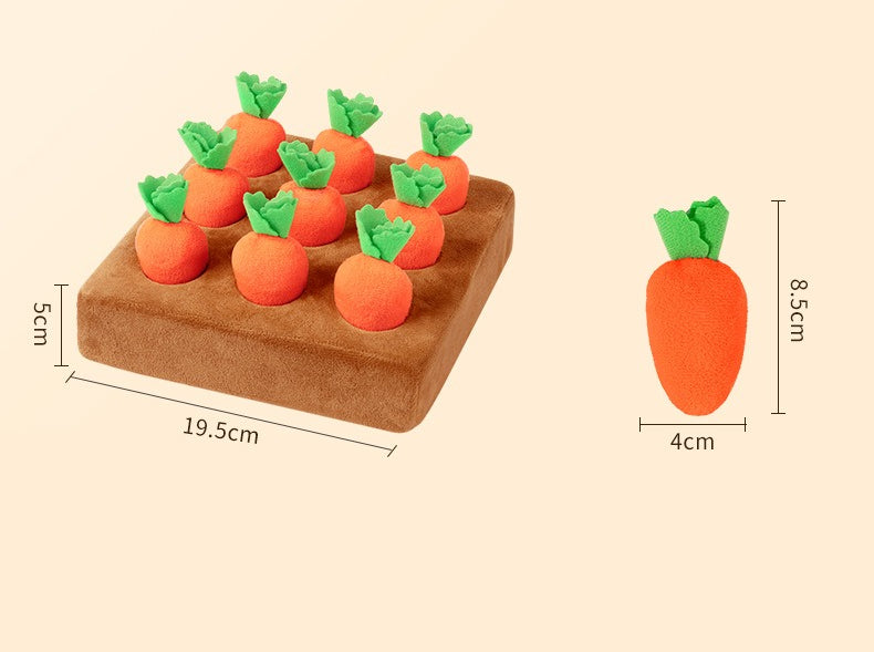 Little Farmer’s Plush Carrot Patch – Sensory Pull & Sort Toy Fantastik Curios