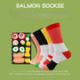 Salmon Sushi Novelty Socks