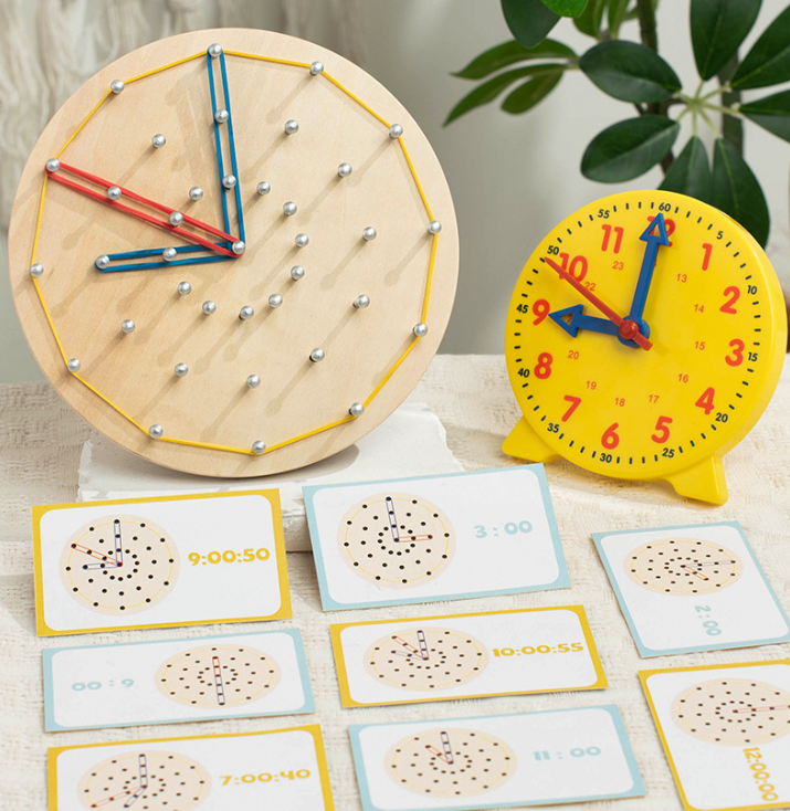 Geoboard Clock Learning Set