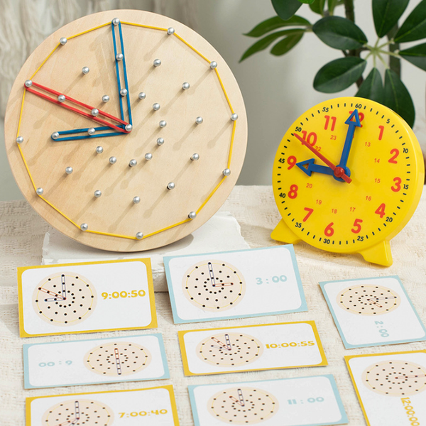 Geoboard Clock Learning Set