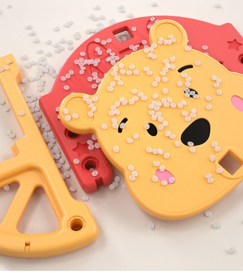 Bear 4-in-1 Activity Center with Adjustable Basketball Hoop