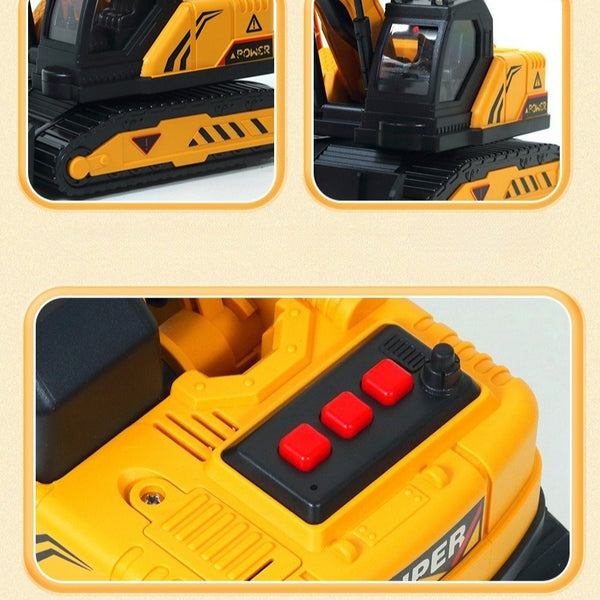 Sound and Light Construction Excavator Toy