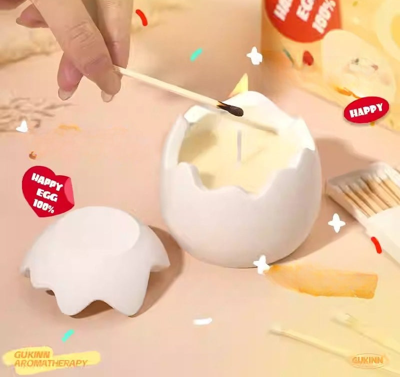 Eggshell Scented Candle