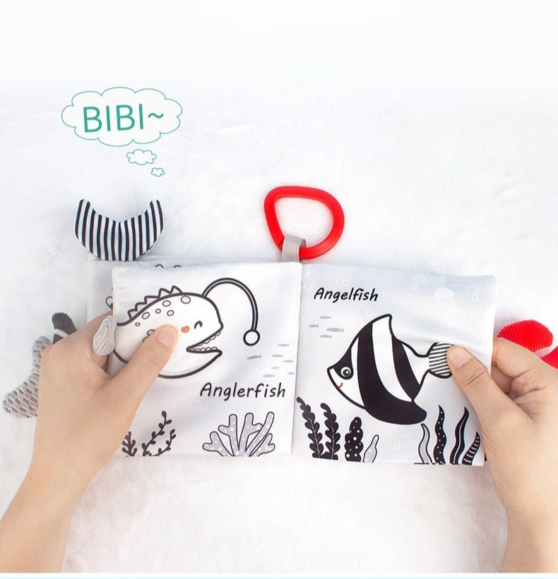 Baby Black & White Sensory Soft Cloth Book