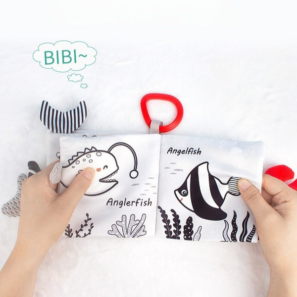 Baby Black & White Sensory Soft Cloth Book
