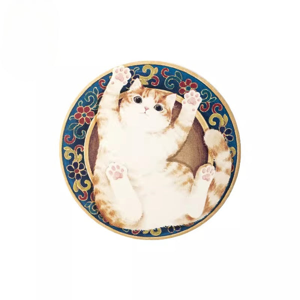 Imperial Palace Cat Diatomite Coaster