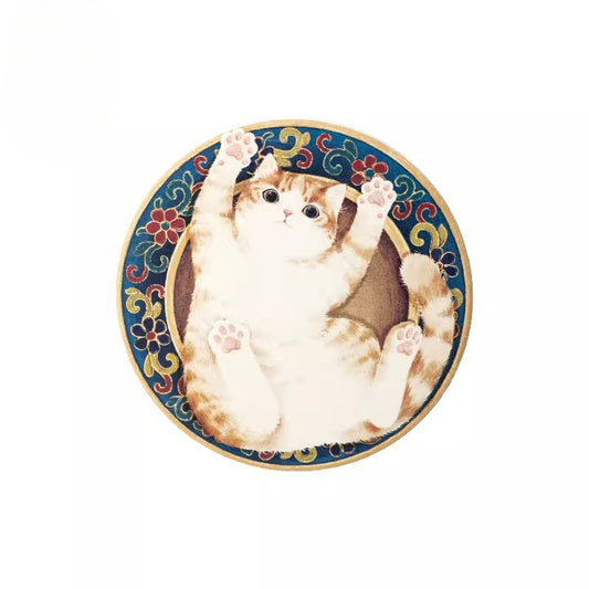 Imperial Palace Cat Diatomite Coaster