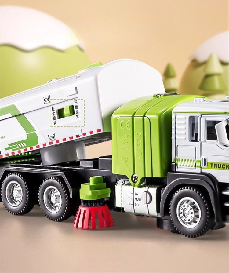 1/50 Scale Alloy Sweeper Truck with Vacuum Function