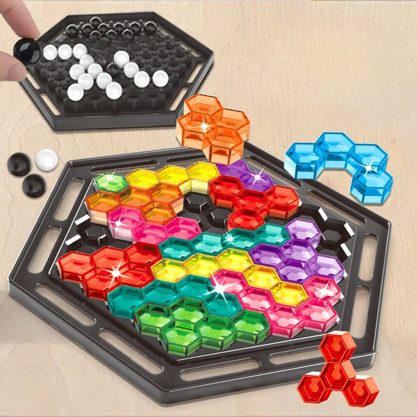 Hexa-Balance & Logic Board: The 3-in-1 Family Brain Game