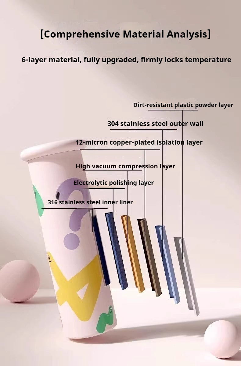 Mushroom Cap Insulated Mini Water Bottle