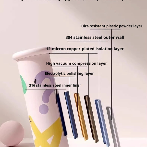 Mushroom Cap Insulated Mini Water Bottle