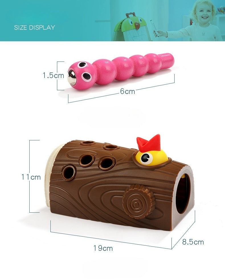 The Hungry Woodpecker: Magnetic Feeding & Sorting Game