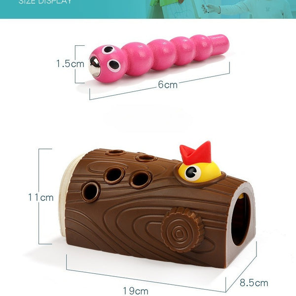 The Hungry Woodpecker: Magnetic Feeding & Sorting Game