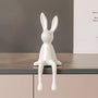 Long-Eared Sitting Rabbit Figurine