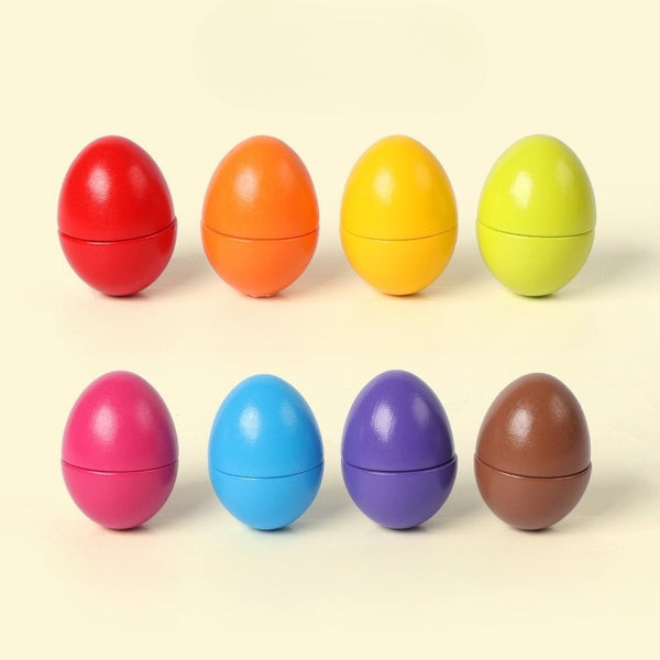 Wooden Color & Shape Matching Discovery Eggs