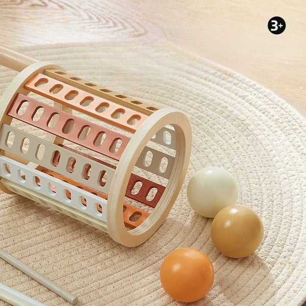 Wooden Pizza Tower Stick Pull Game