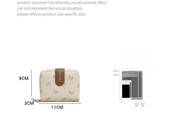 Sweet Floral Mini Wallet