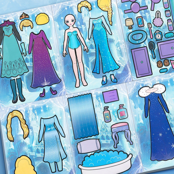 Magnetic Princess Dress-Up Quiet Book