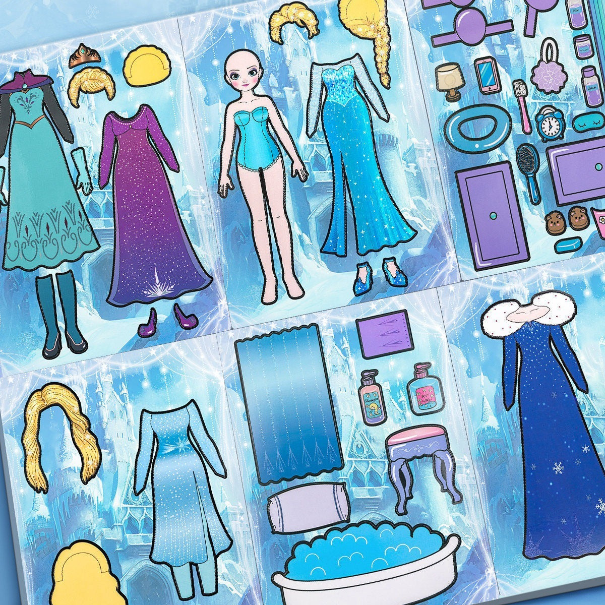 Magnetic Princess Dress-Up Quiet Book