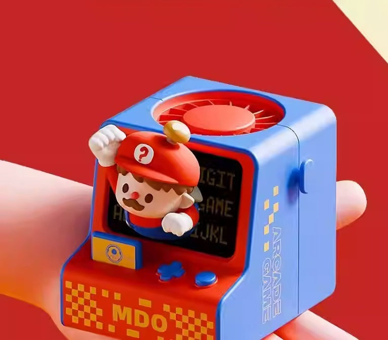 Plumber Character Portable Lanyard Fan