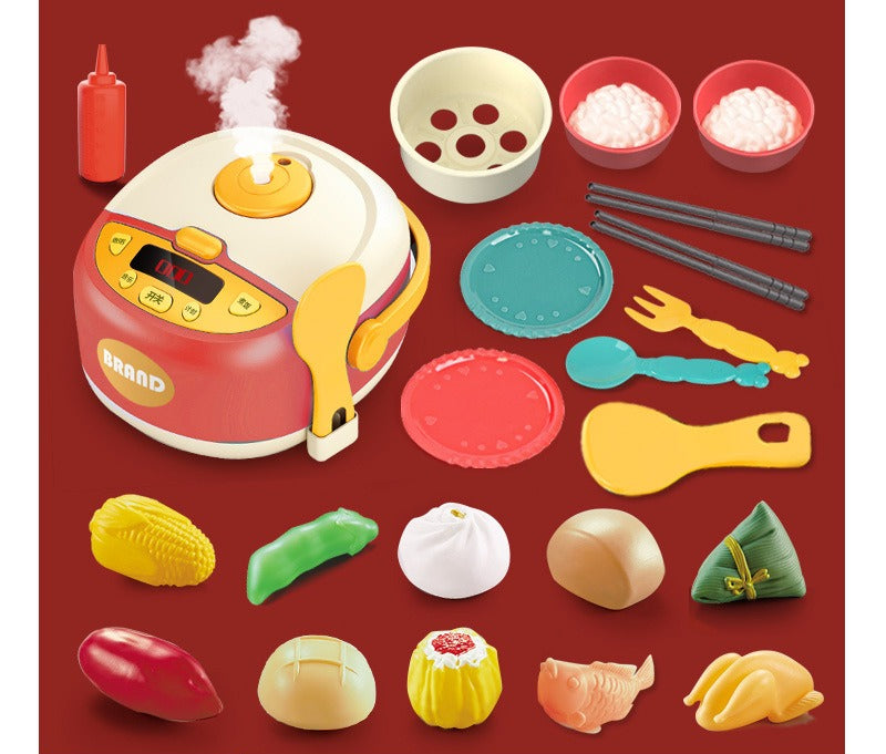 Little Chef’s Real-Mist Rice Cooker & Dim Sum Play Set