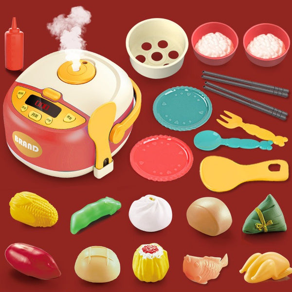 Little Chef’s Real-Mist Rice Cooker & Dim Sum Play Set