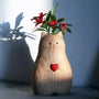 Handmade Cat Resin Flower Vase