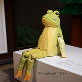 Hand-Carved Wooden Mallard Duck Shelf Sitter Figurine FantastiKurios