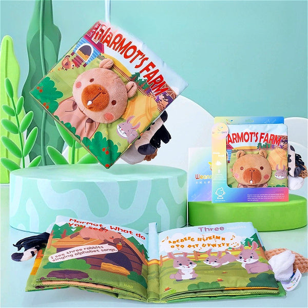 Marmot's Farm Soft Sensory Baby Book