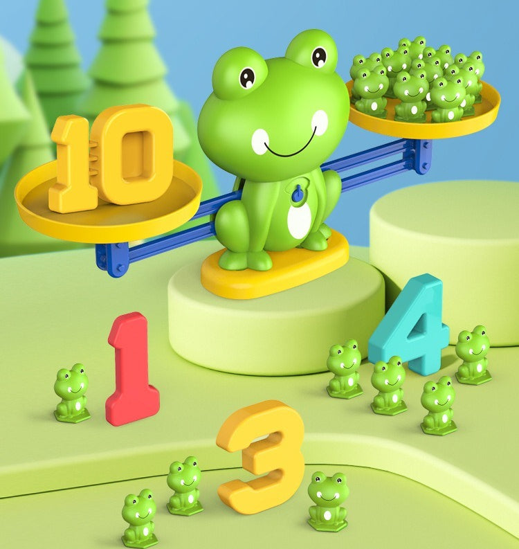 Frog Balance Scale Math Learning Set for Kids