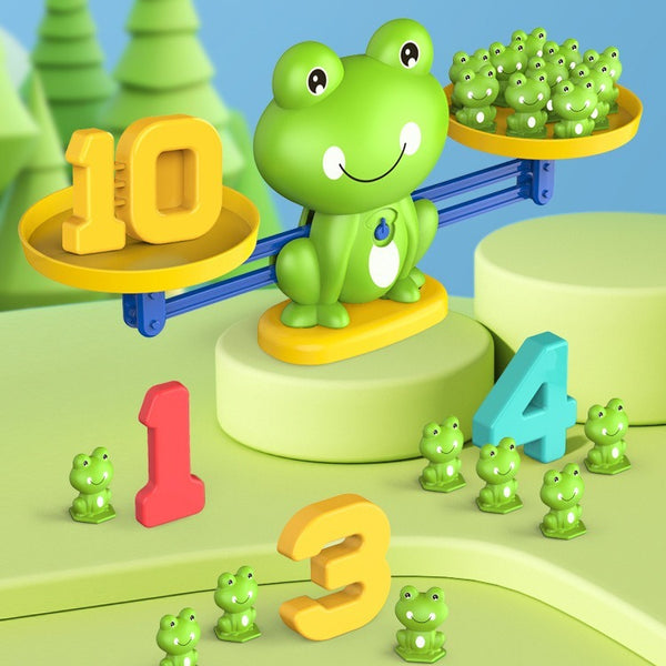 Frog Balance Scale Math Learning Set for Kids