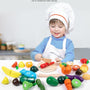 Wooden Fruit & Vegetable Pretend Play Cutting Set