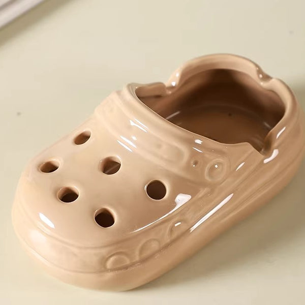 Ceramic Clog Shoe Ashtray