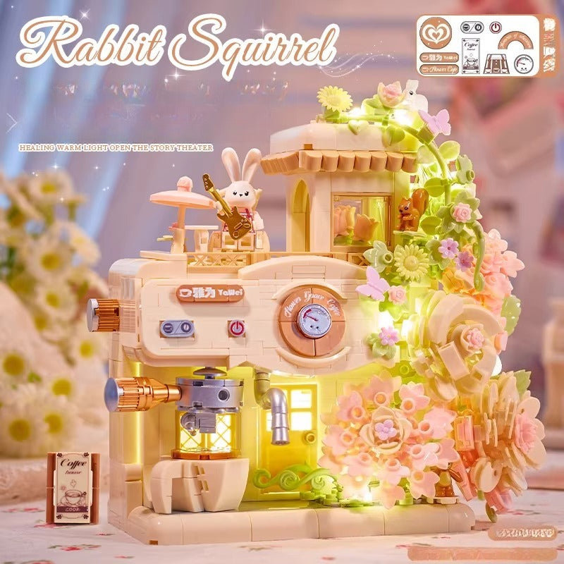 Island Light Coffee House 3D Building Set