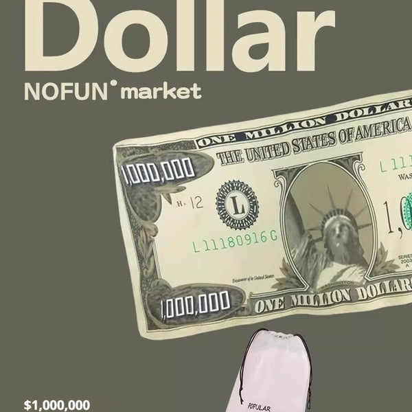 Million Dollar Novelty Throw Blanket