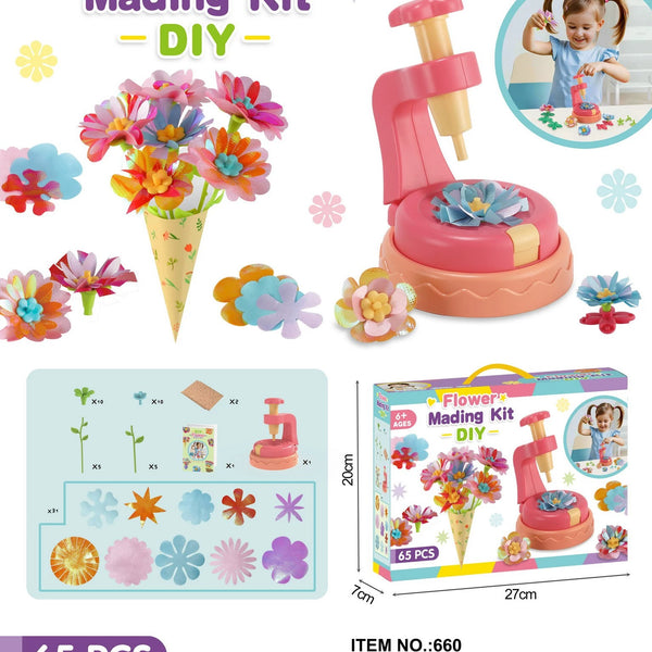 DIY Flower Bouquet Making Kit with Embossing Press