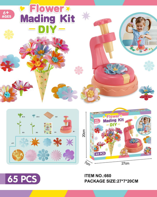 DIY Flower Bouquet Making Kit with Embossing Press