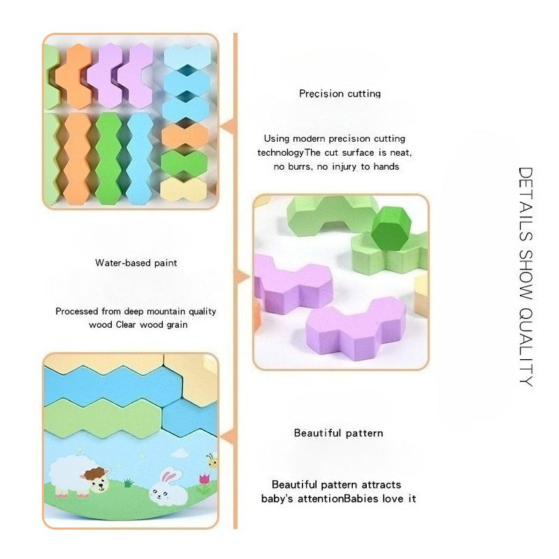 The Wobble & Stack Wooden Balance Challenge