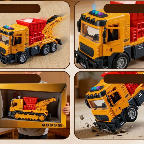 Electric Tracked Sand Truck with Sound and Light