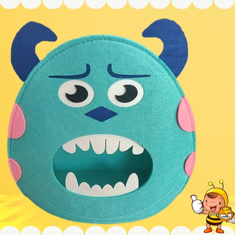 Felt Monster Learning Game: Letters, Shapes & Words