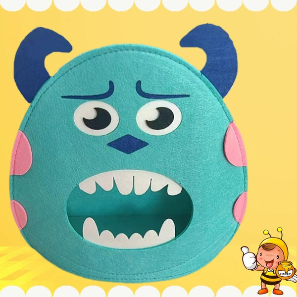 Felt Monster Learning Game: Letters, Shapes & Words