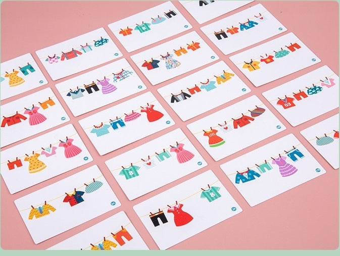Clothesline Dress-Up Wooden Puzzle Activity